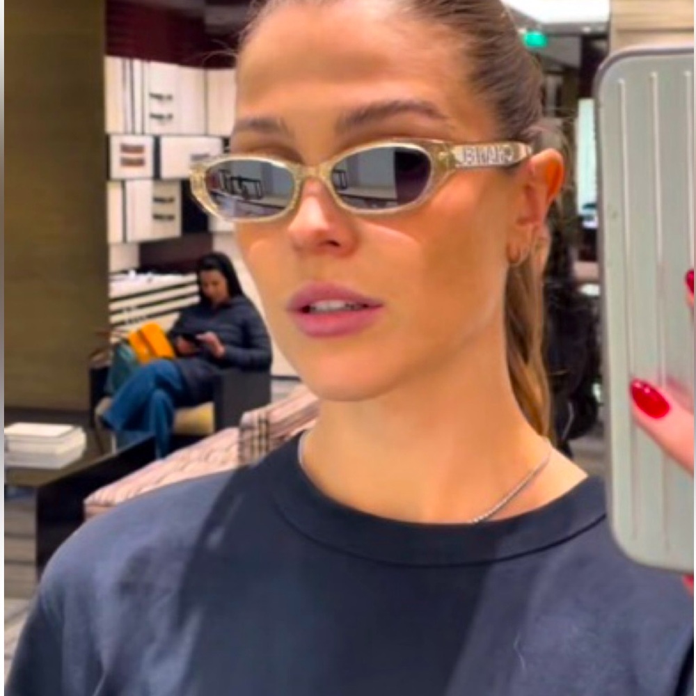 Chanel square gold sparkle sunglasses 9134B  2024